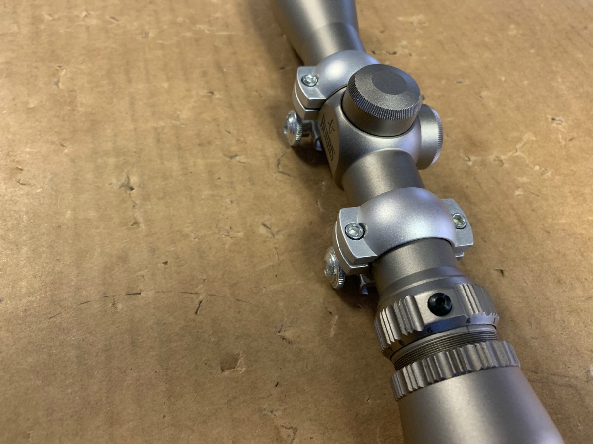 Burris Optics 27x32mm Handgun Scope Silver Finish With Rings Nice For