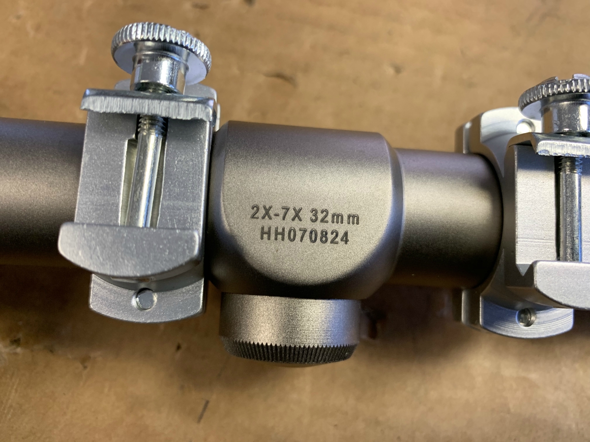 Burris Optics 27x32mm Handgun Scope Silver Finish With Rings Nice For