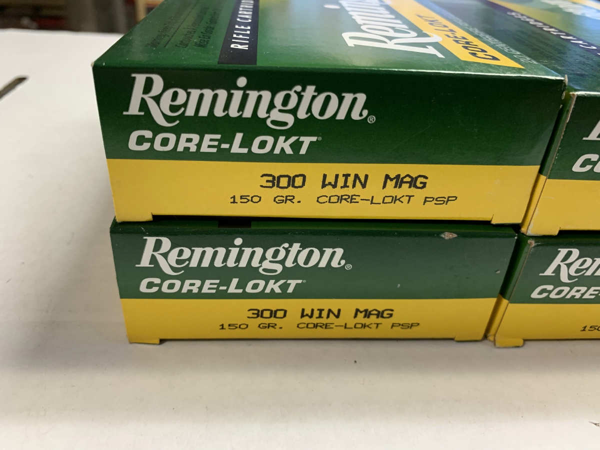 80 Rounds Remington Ammo R300w1 Core-Lokt 300 Win Mag Pointed Soft ...