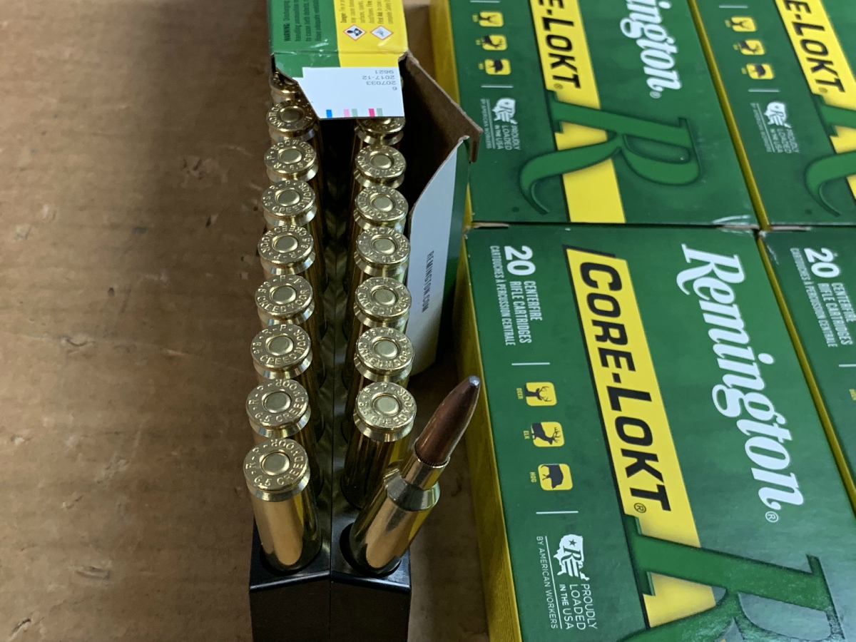 100 rounds remington ammunition r65cr1 core lokt 6 5 creedmoor 140 gr