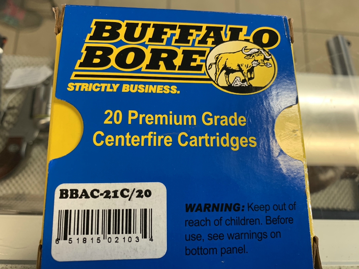 20 Rounds Buffalo Bore Ammunition 21c 20 Outdoorsman 10mm Automatic 220 