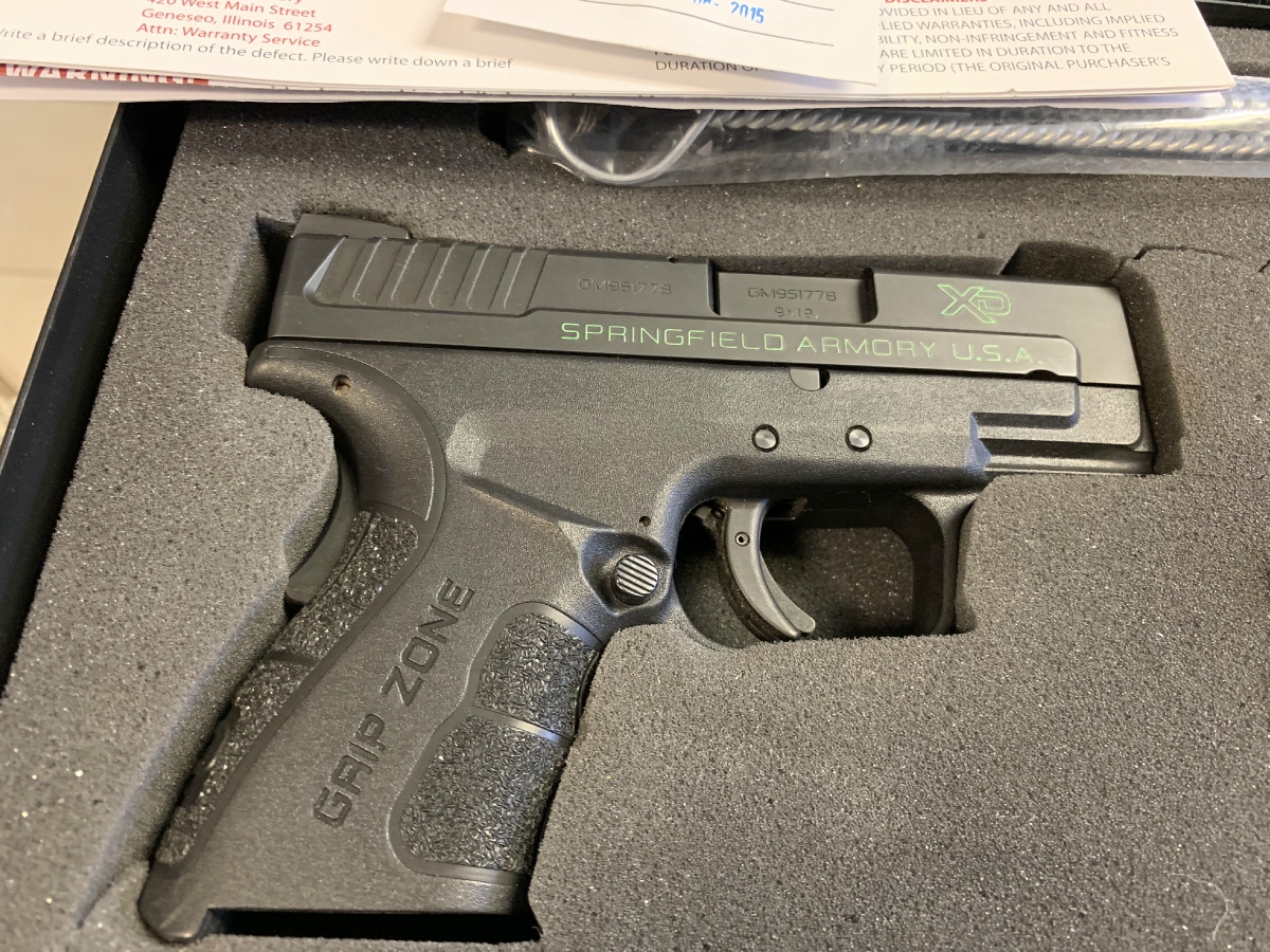 Springfield Armory Xd9 Mod 2 Grip Zone SemiAuto Pistol 16+1 Mag With