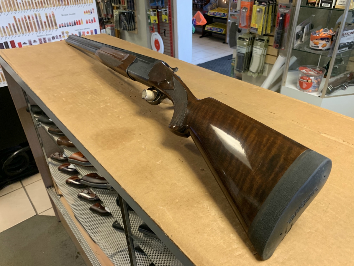 Stevens Arms Model 444 Over/Under Shotgun 28 Inch Barrels Vent Rib Wood ...