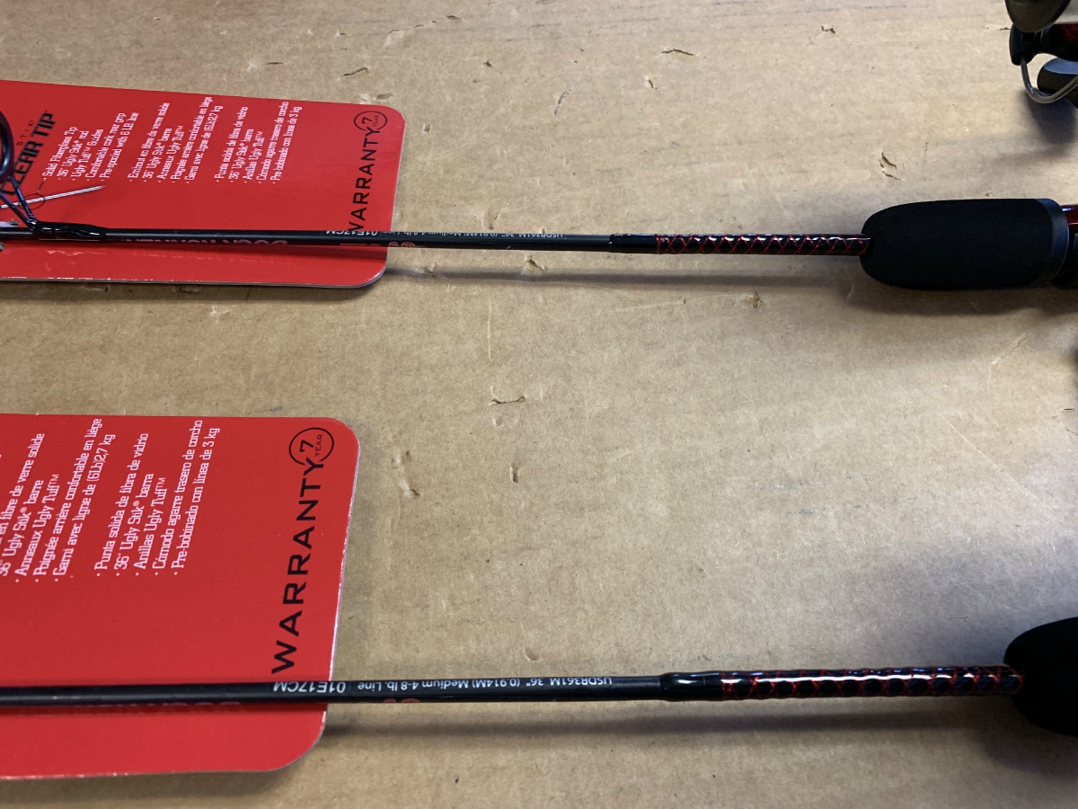 Two Shakespeare Ugly Stik Dock Runner Spinning Combos Brand New With 7 Two Shakespeare Ugly Stik Dock Runner Spinning Combos Brand New With 7