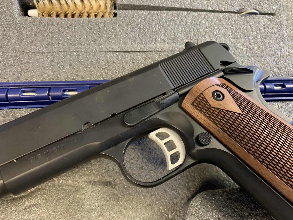 Tisas Classic Emperor Zig M1911-A1 45acp 5 Inch Barrel Gi Black ...