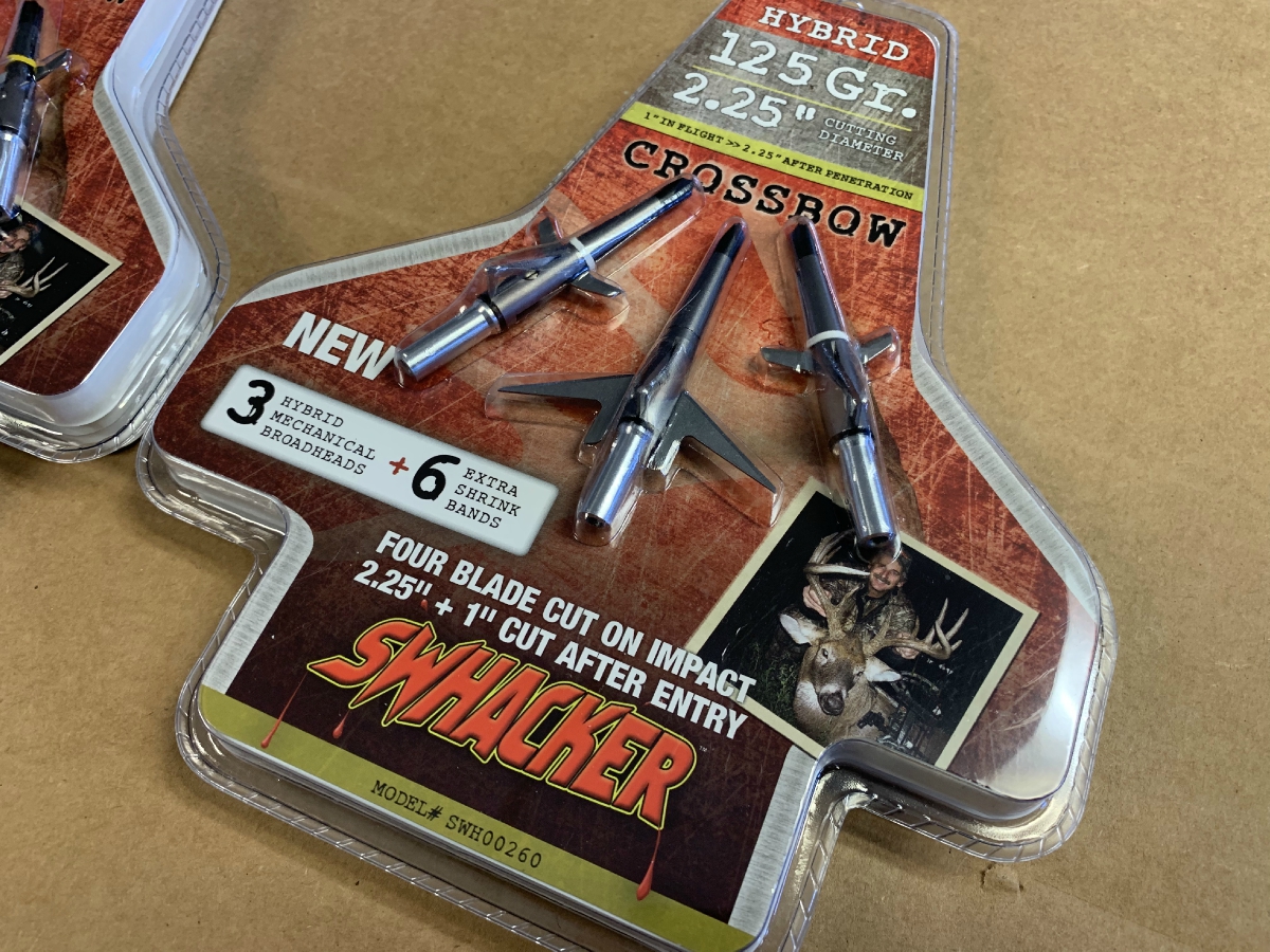 Two Swhacker 3 Packs 4 Blade Hybrid Crossbow Broadhead 100 And 125 Grain New For Sale At 7767