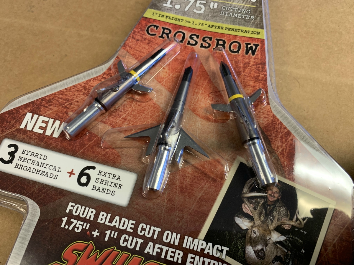 Two Swhacker 3 Packs 4 Blade Hybrid Crossbow Broadhead 100 And 125 Grain New For Sale At 4222