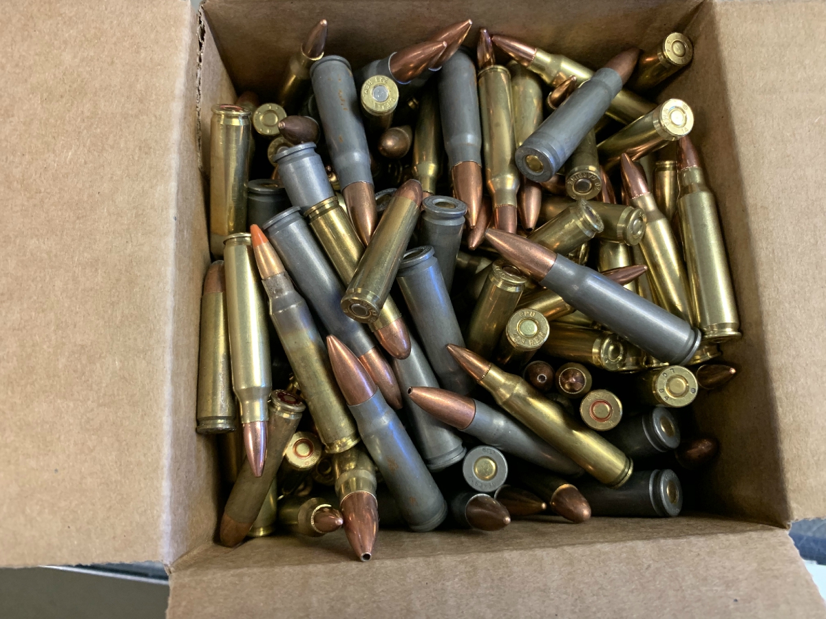 315 Rounds Assorted Rifle Ammunition 223 Rem, 30 Carbine And 7.62x39 ...