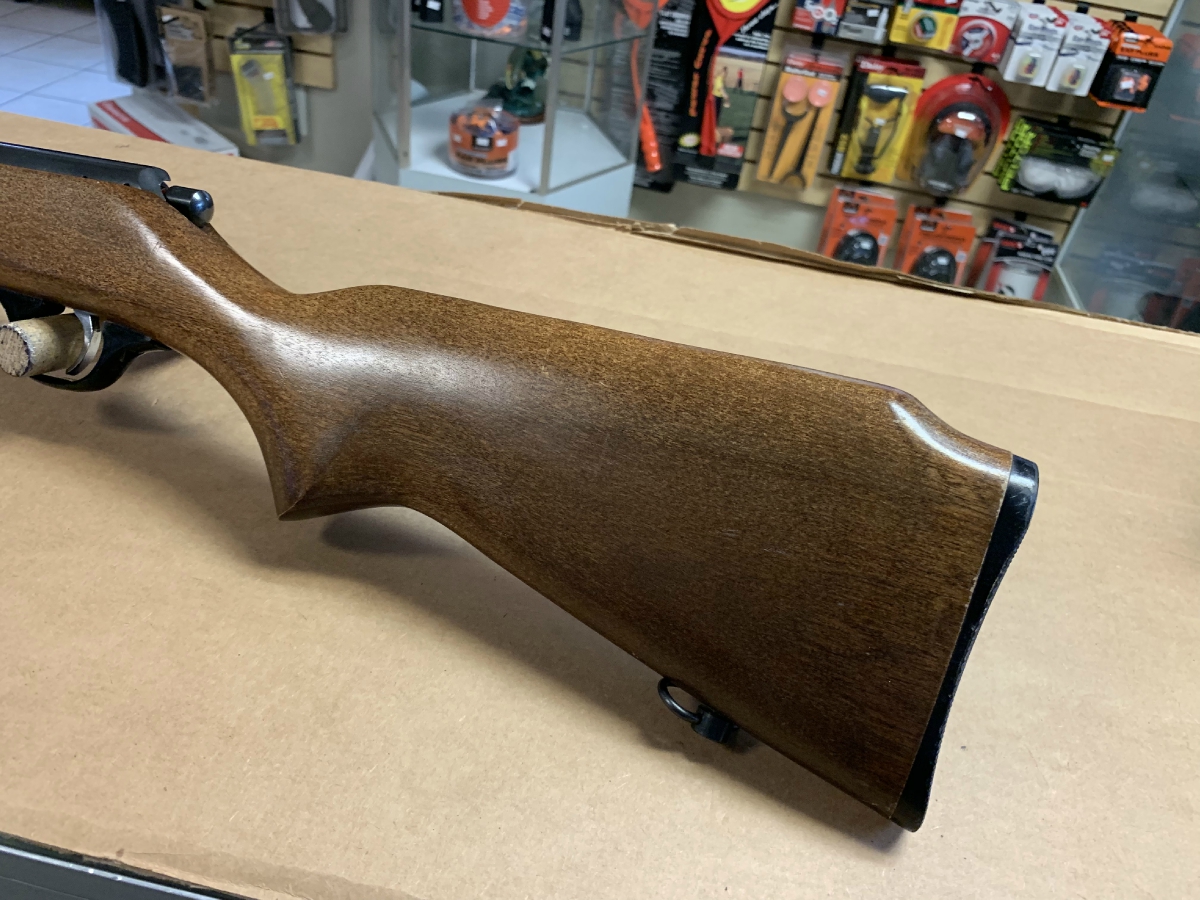 Glenfield Model 25 Bolt Action Rifle 22 Inch Barrel Wood Stock Blued ...