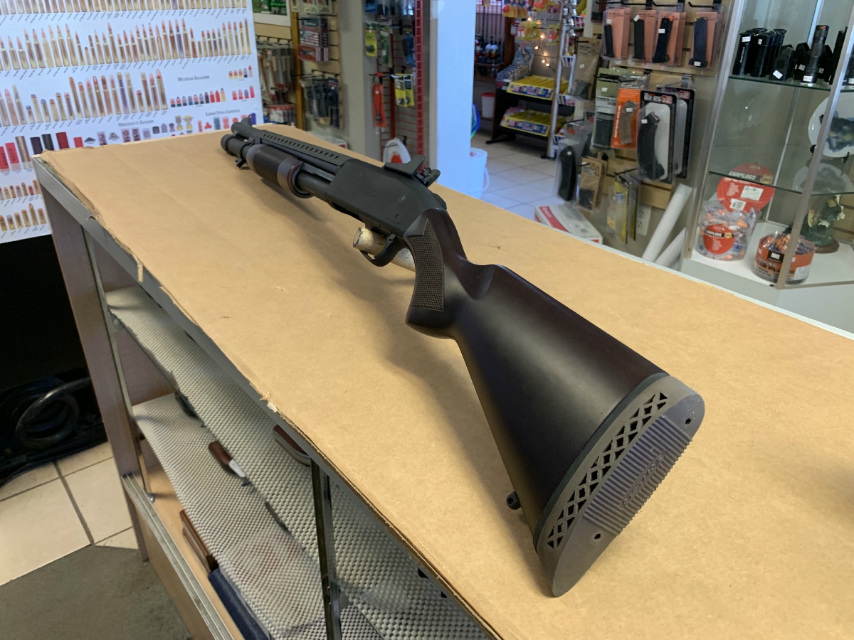 Mossberg M590a1 Retrograde Pump 12 Gauge 20 Inch Barrel 3 Inch Chamber 8 1 Walnut Stk Black Parkerized 12 Ga For Sale At Gunauction Com 16603455