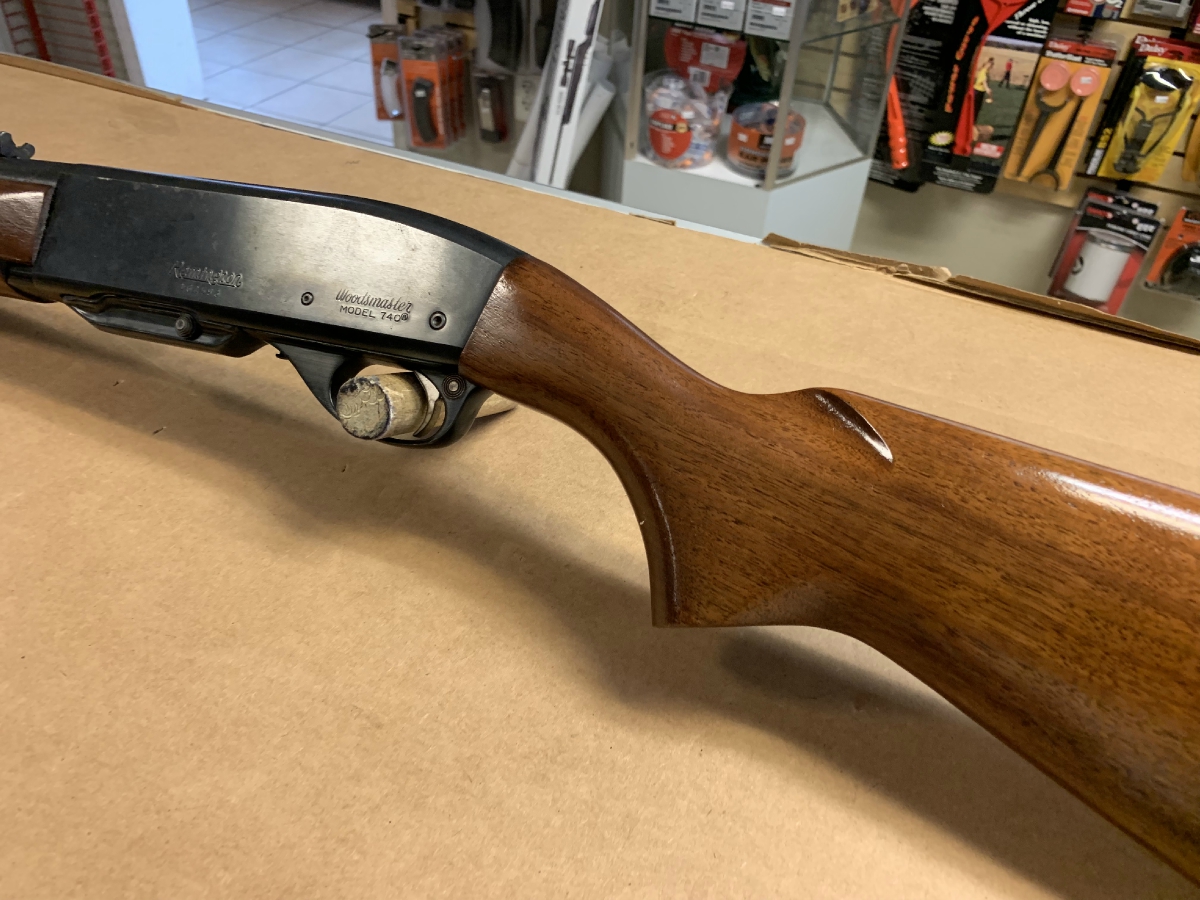 REMINGTON - MODEL WOODSMASTER 740 SEMI-AUTO RIFLE IN RARE 244 REM CAL NICE!! - Picture 3 REMINGTON - MODEL WOODSMASTER 740 SEMI-AUTO RIFLE IN RARE 244 REM CAL NICE!! - Picture 3