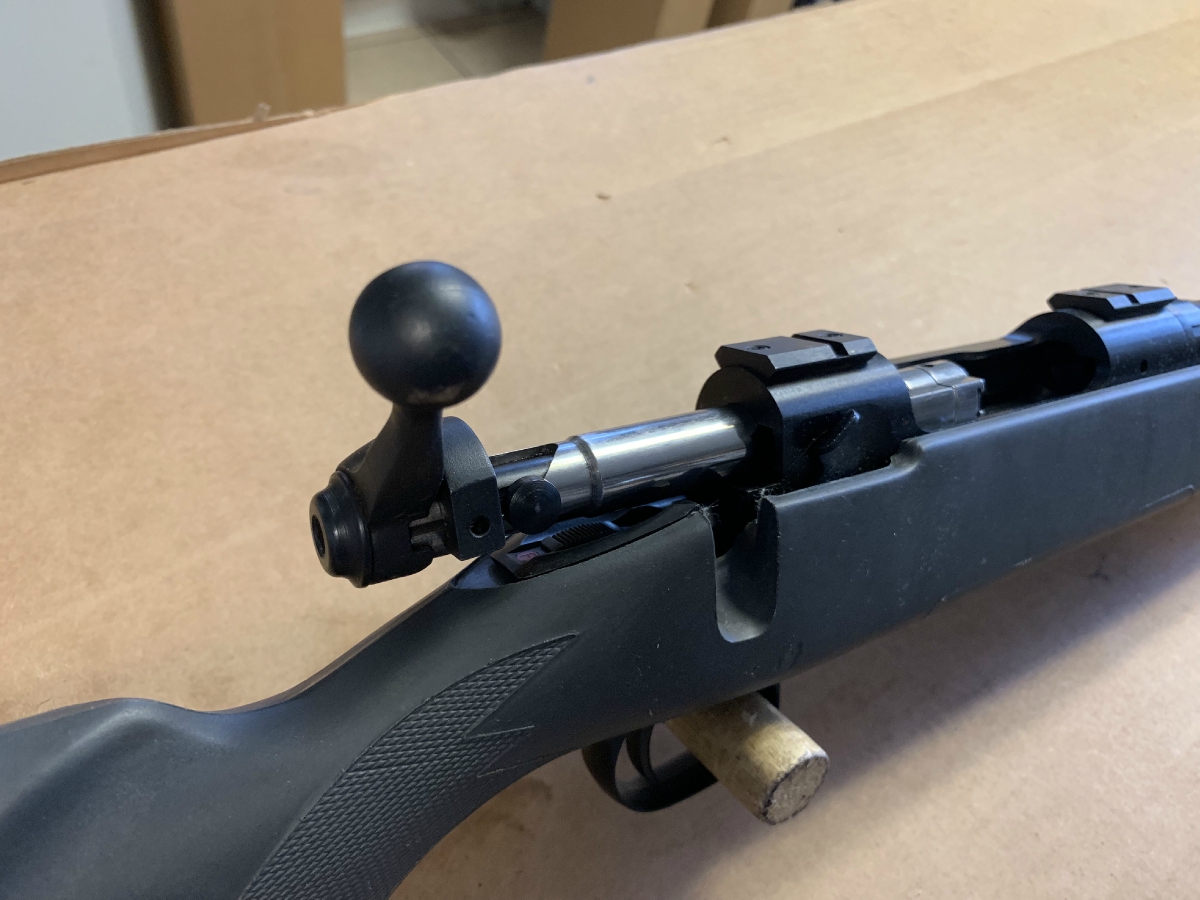 Stevens Model 200 Bolt Action Rifle Grey Synthetic Stock With Scope ...