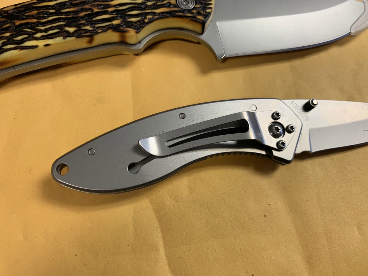 Schrade Knives Fixed Folder Combo Stainless Blade Knife With Handle