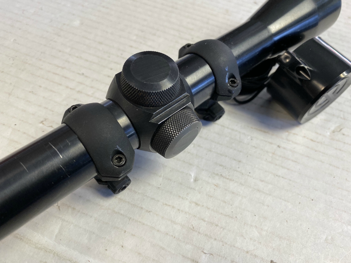 Weaver K4-1 Vintage Steel Tube Rifle Scope With Rings And Lens Covers ...