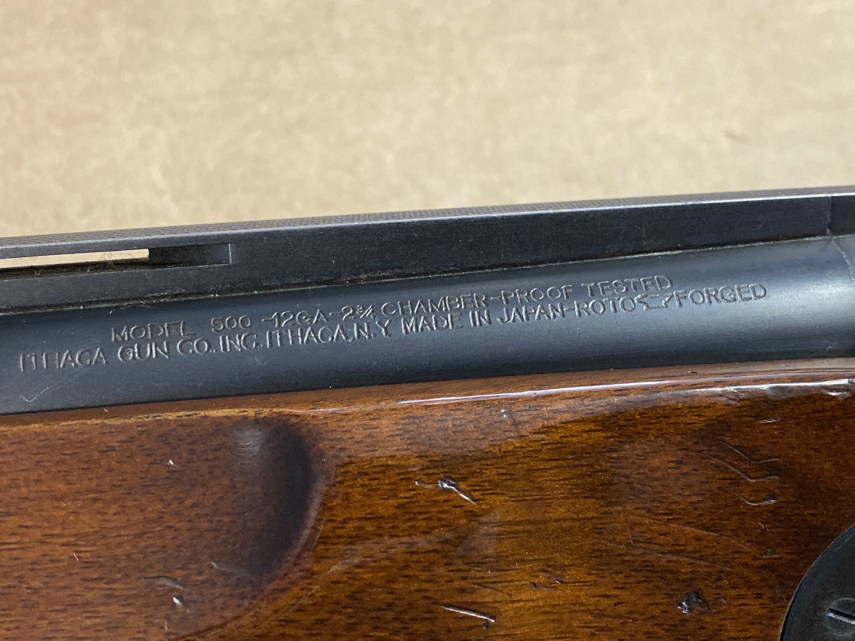 Ithaca Model 500 Over/Under Shotgun 28 Inch Barrels Nice Wood Stock 12 ...