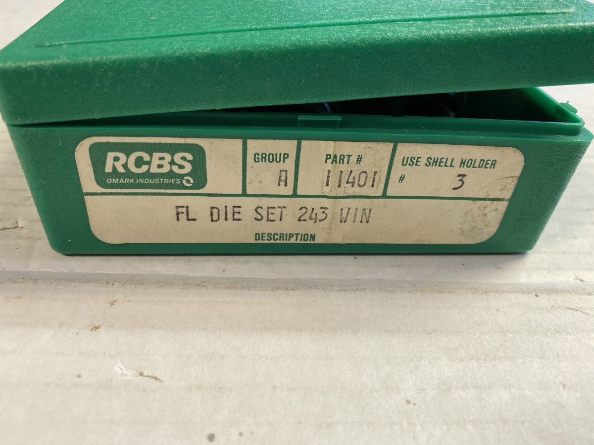 Set Of Rcbs Fl 243 Win Die Set Excellent Condition .243 Win. For Sale ...