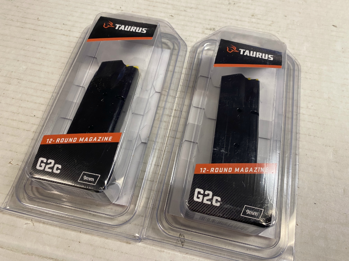 TWO Taurus 358000501 G2C 9mm Luger 12 Rd Metal Black Finish Magazines   20200125184234 8141 