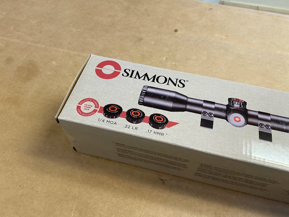 Simmons Protarget Rimfire 4x32mm Exp Elevation Rifle Scope Srf432
