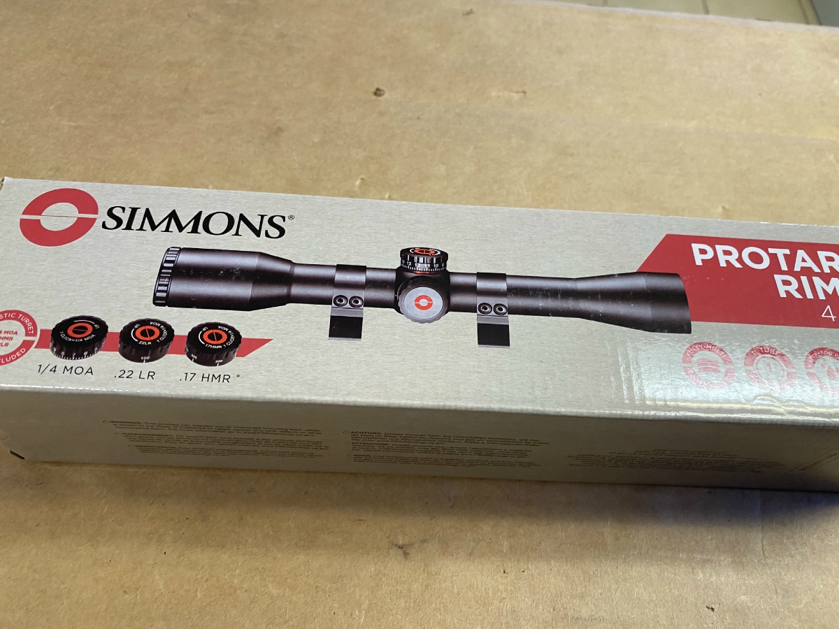 Simmons Protarget Rimfire 4x32mm Exp Elevation Rifle Scope Srf432