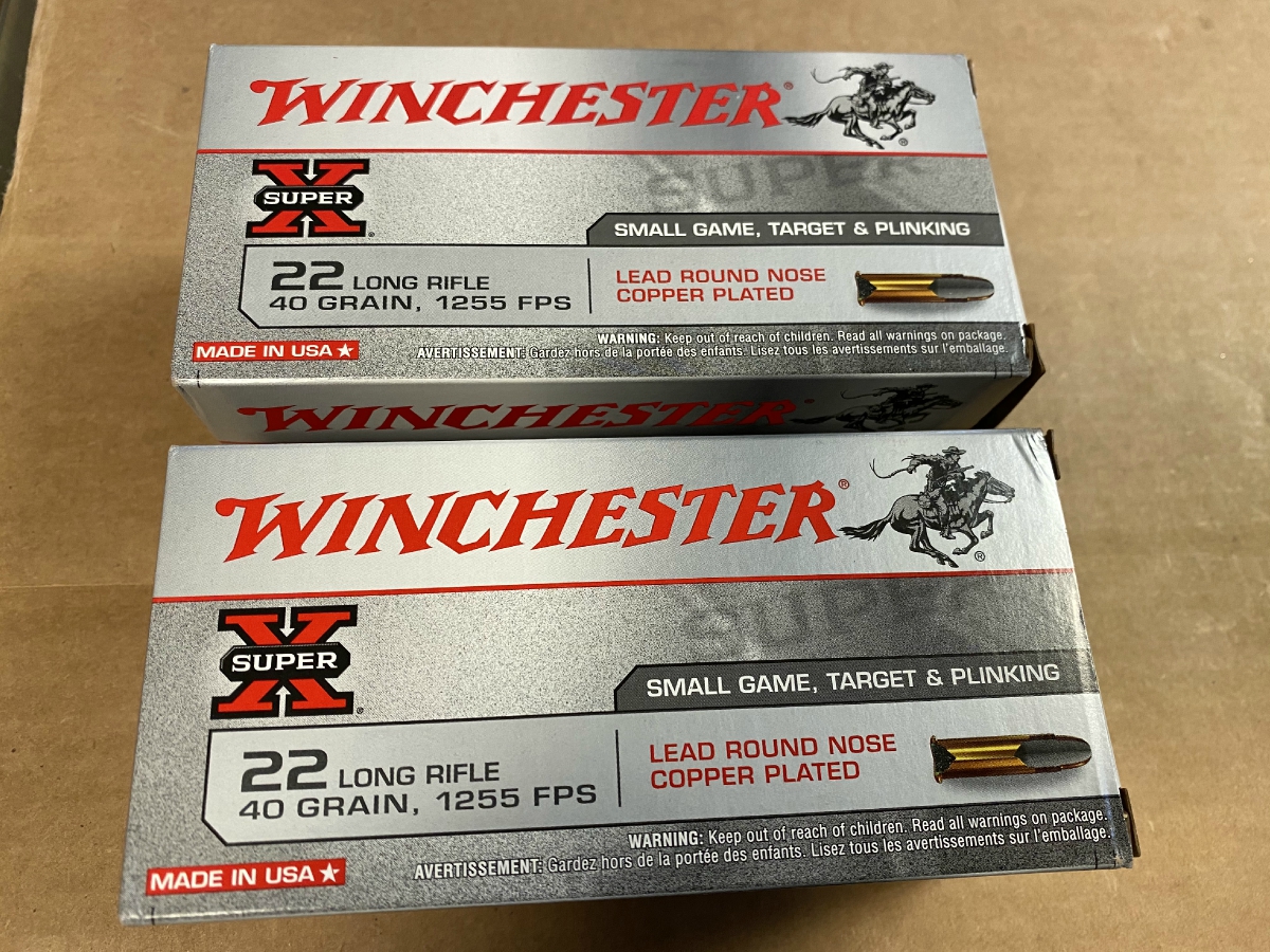 Winchester 1000 Rounds Super X 22 Lr 40 Grain 1255 Feet Per Second New