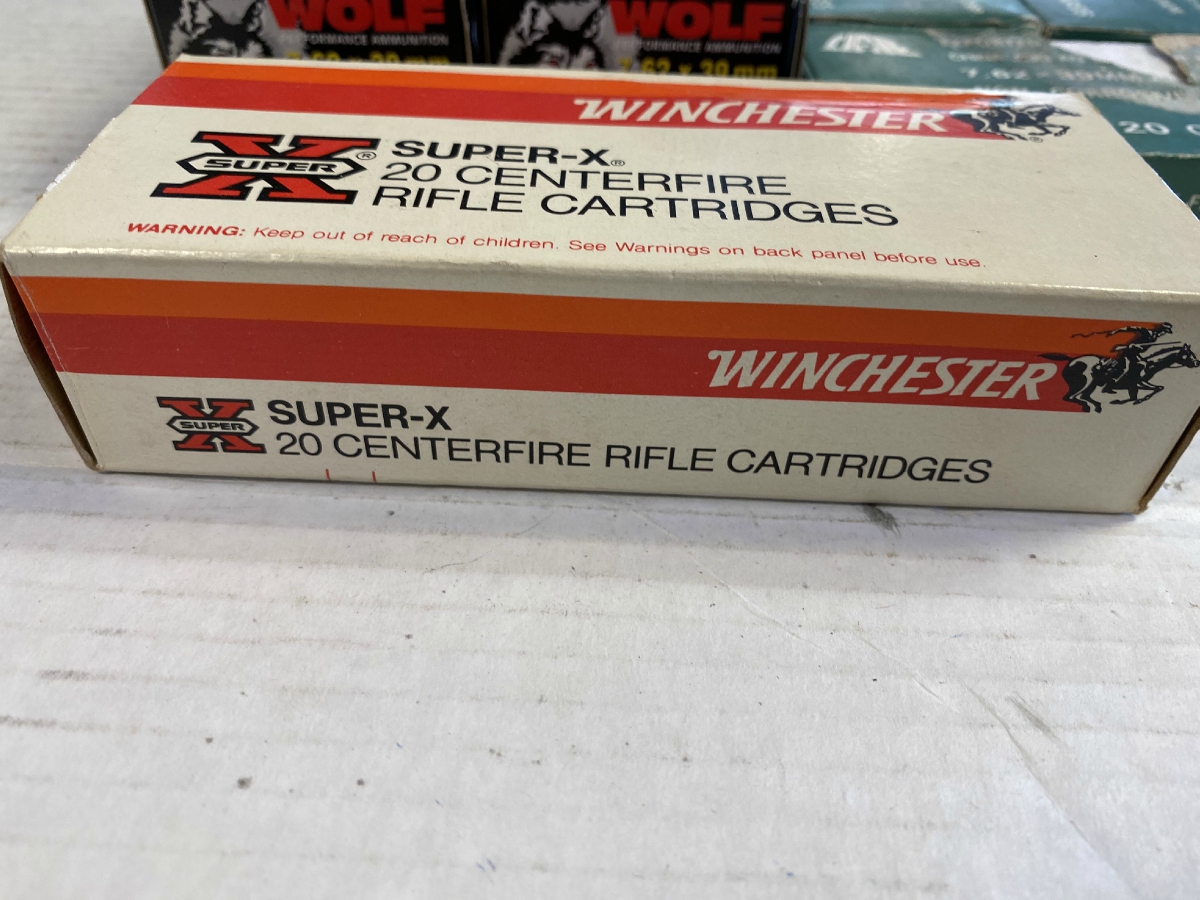 197 rounds 7 62x39 ak47 sks ammunition wolf winchester and chinese ammo