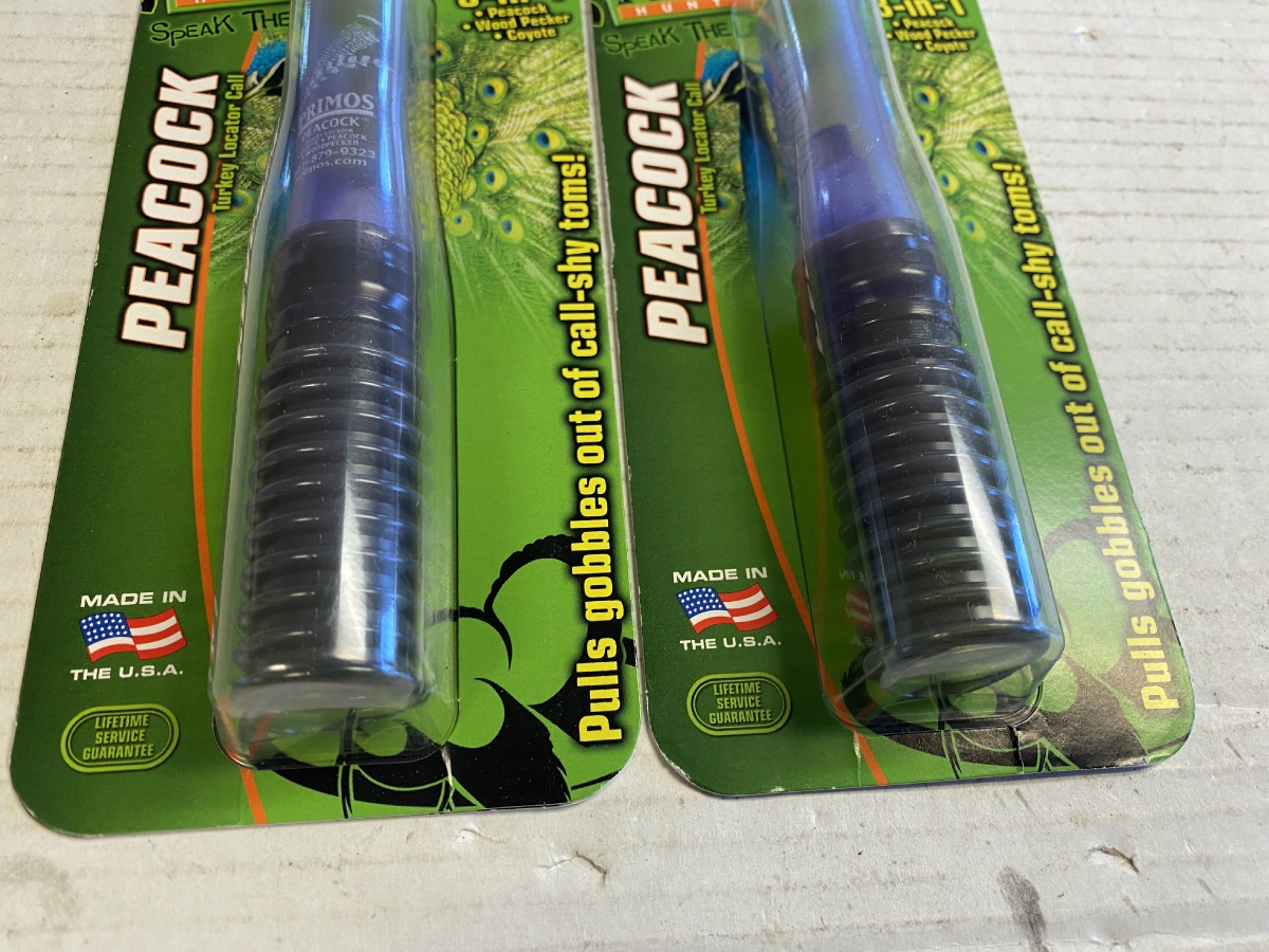 TWO PRIMOS PEACOCK TURKEY LOCATOR CALLS NEW IN PACKAGES 17088621