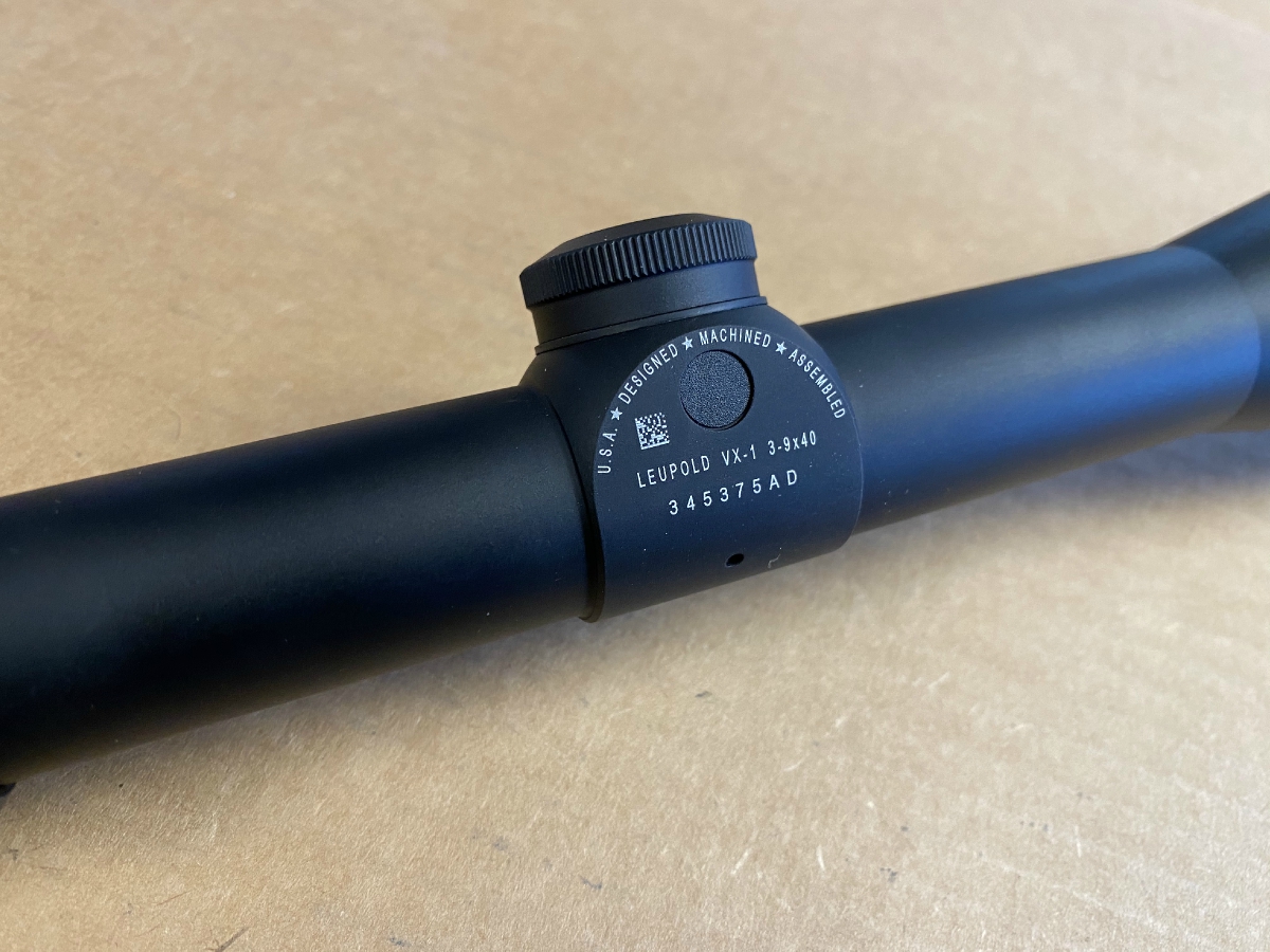 Leupold VX1 39X40 RIFLE SCOPE MATTE BLACK NICE CLEAR OPTICS LIFETIME WARRANTY 17094420