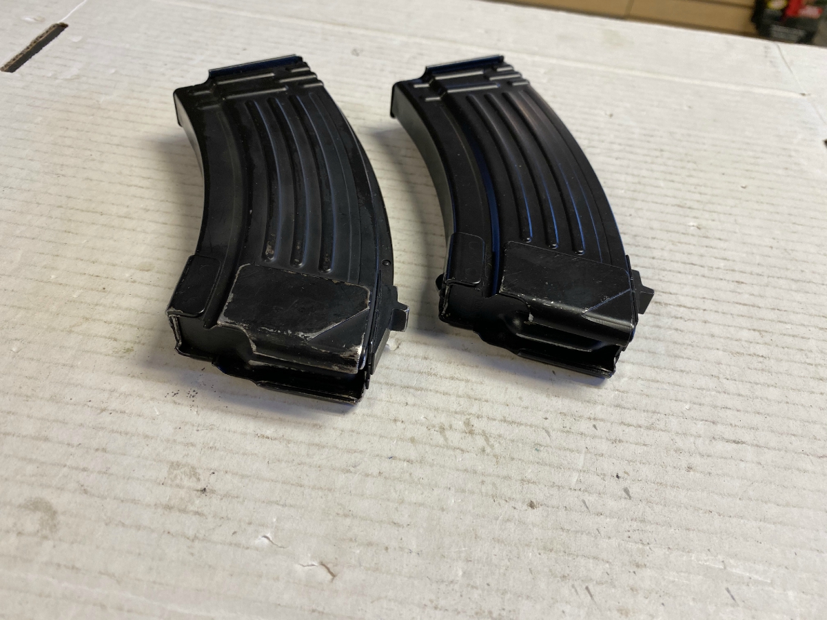 Two 20 round ak 47 magazines 7 62x39 for sale at gunauction 17109657