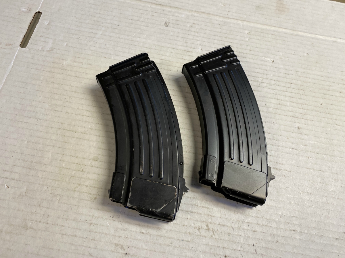 Two 20 round ak 47 magazines 7 62x39 for sale at gunauction 17109657