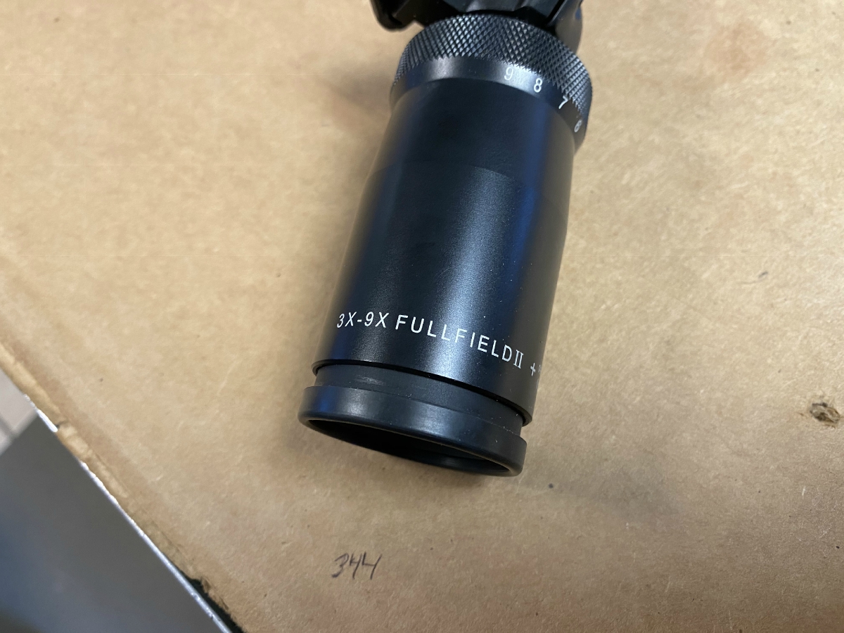 Burris Fullfield Ii 39x40 Rifle Scope 1 Inch Tube With Rings Nice