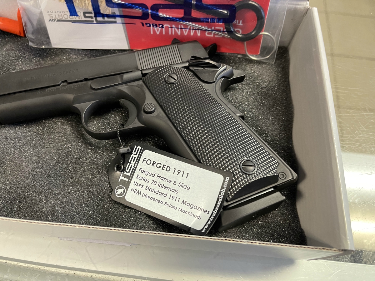 Sds Imports 1911 A1 Service 45 Acp 5 Inch Barrel 81 Black Cerakote Steel Slide Black Polymer 8991