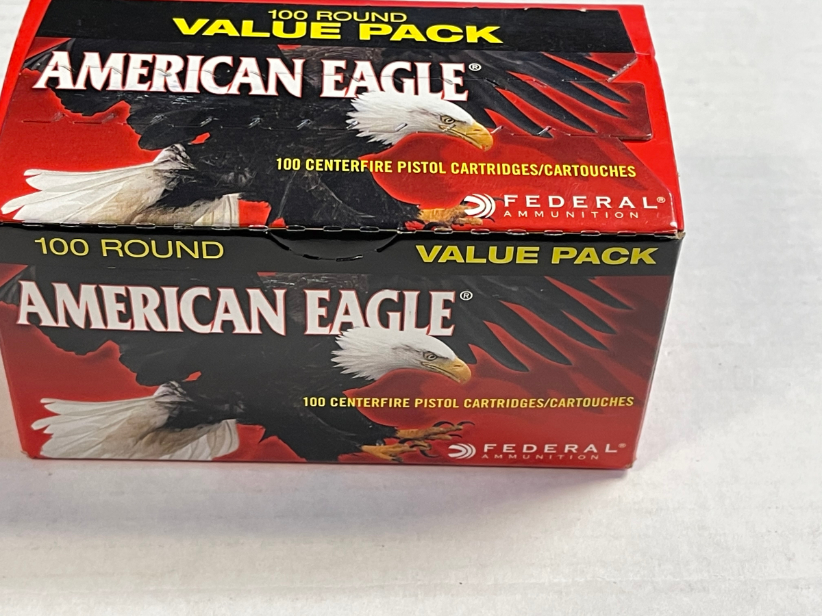 100 Rounds Federal Ae45a100 American Eagle 45 Acp 230 Gr Full Metal 