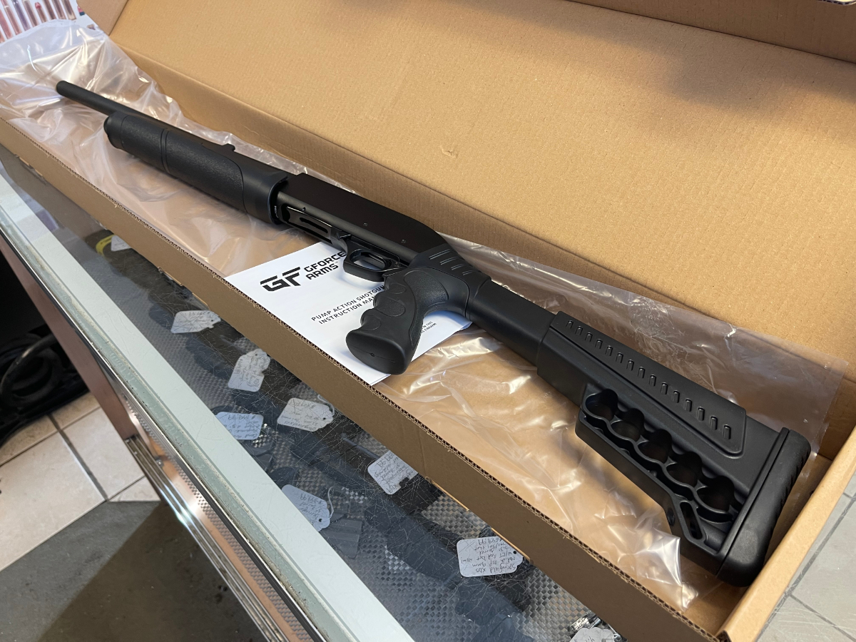 G FORCE ARMS GF2P 12GA 20 INCH BARREL PISTOL GRIP HOME DEFENSE PUMP g-force-arms-gf2p-12ga-20-inch-barrel-pistol-grip-home-defense-pump
