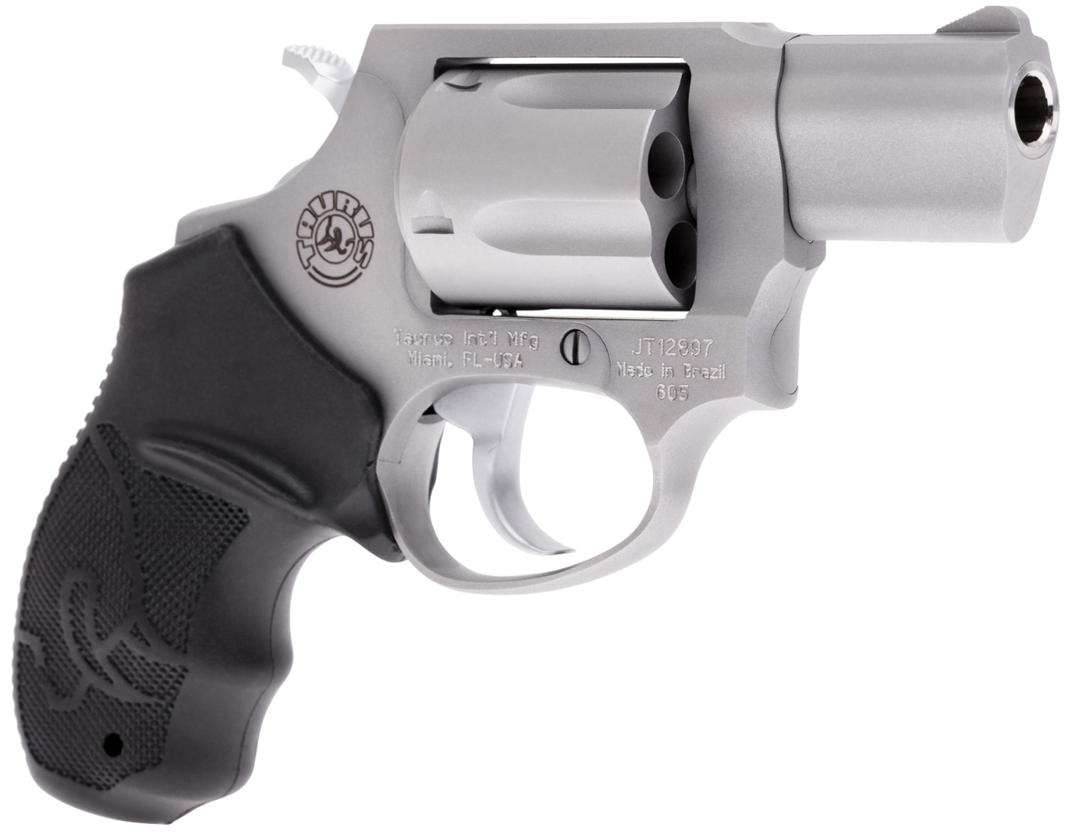 Taurus MODEL 605 Standard 357 Mag 5rd 2 Inch Barrel Matte Stainless Steel Black Rubber Grip NEW .357 Magnum - Picture 3