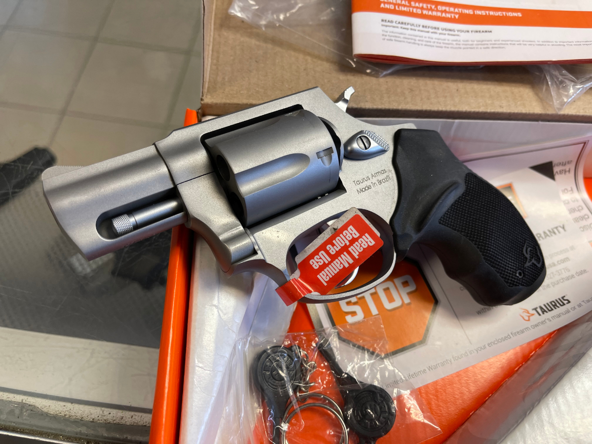 Taurus MODEL 605 Standard 357 Mag 5rd 2 Inch Barrel Matte Stainless Steel Black Rubber Grip NEW .357 Magnum - Picture 7