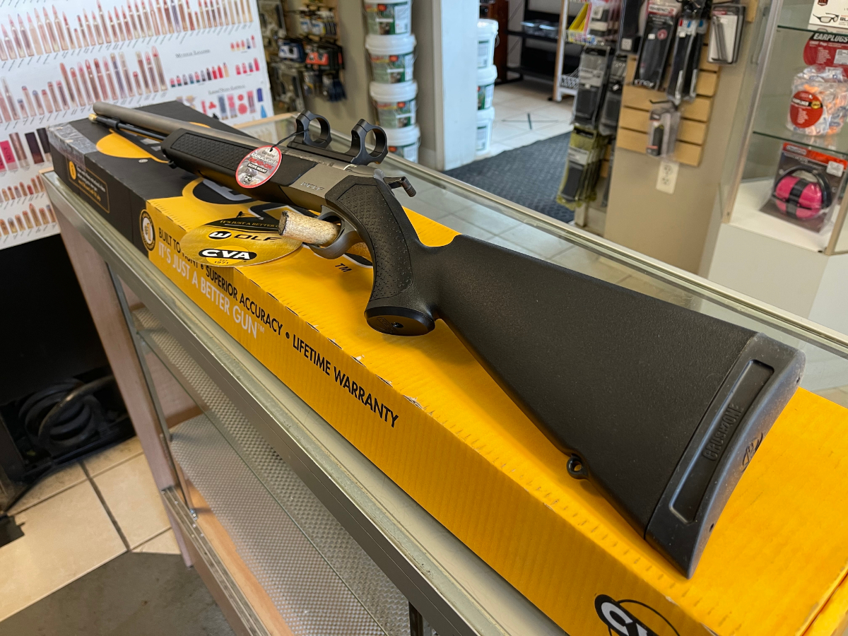 CVA Wolf 24 Inch Barrel 209 Stainless Synthetic DuraSight DEADON One