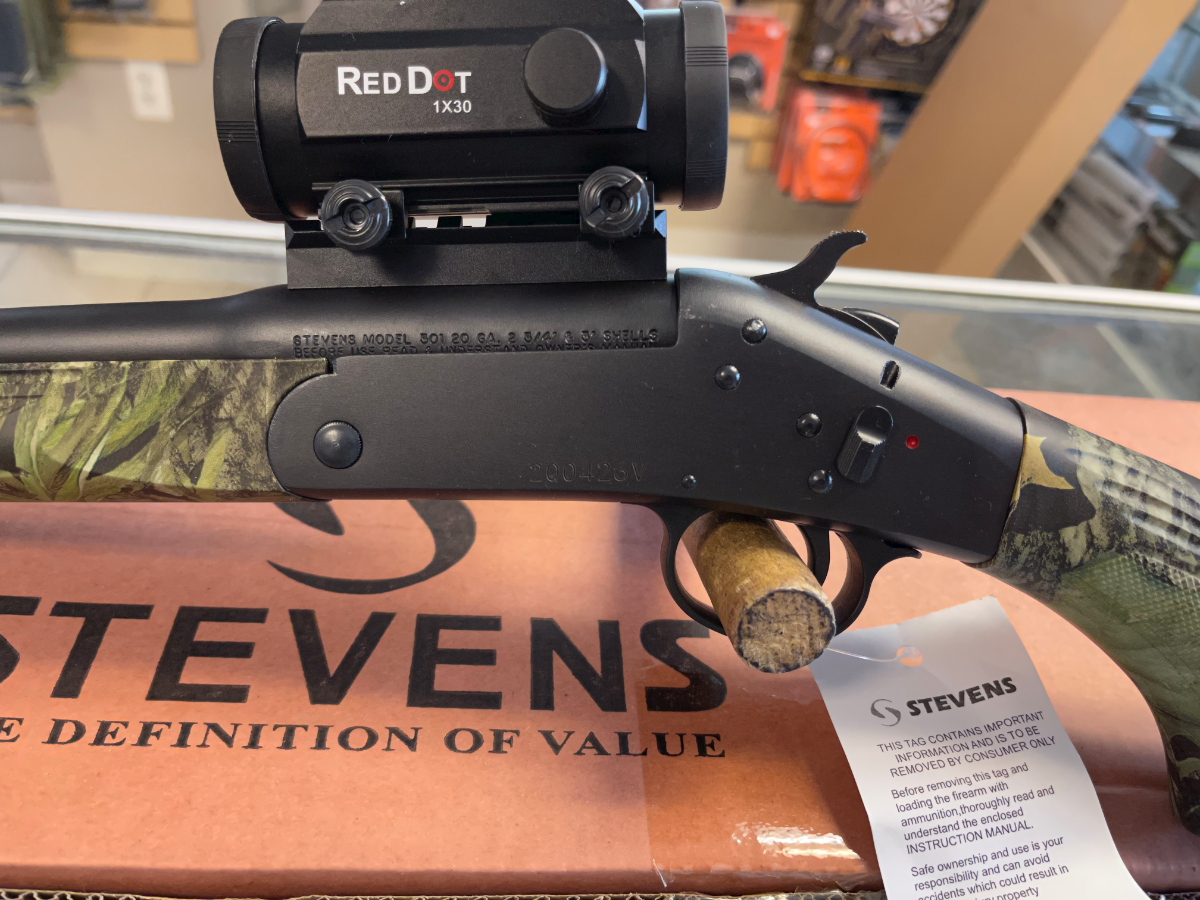 Stevens 301 Turkey Xp 20 Gauge 26" 3" Matte Black Mossy Oak Obsession