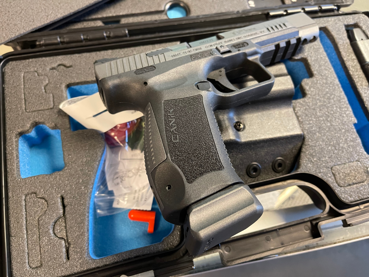 Canik Tp9sfx 5.20 Inch Barrel 20+1 Black Tungsten Gray Cerakote Steel