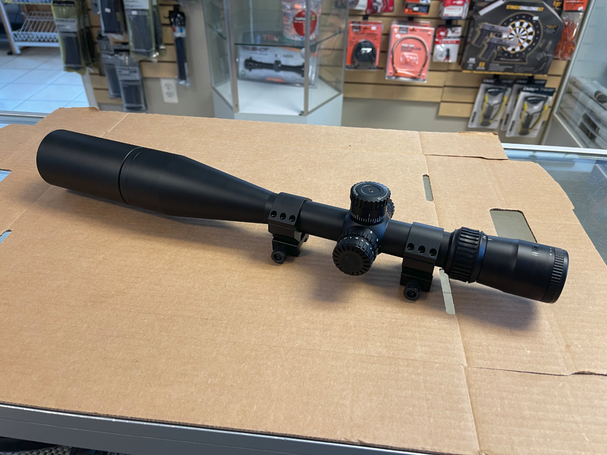 Nikon BLACK X1000 Rifle Scope 30mm Tube 624x 50mm Side Focus