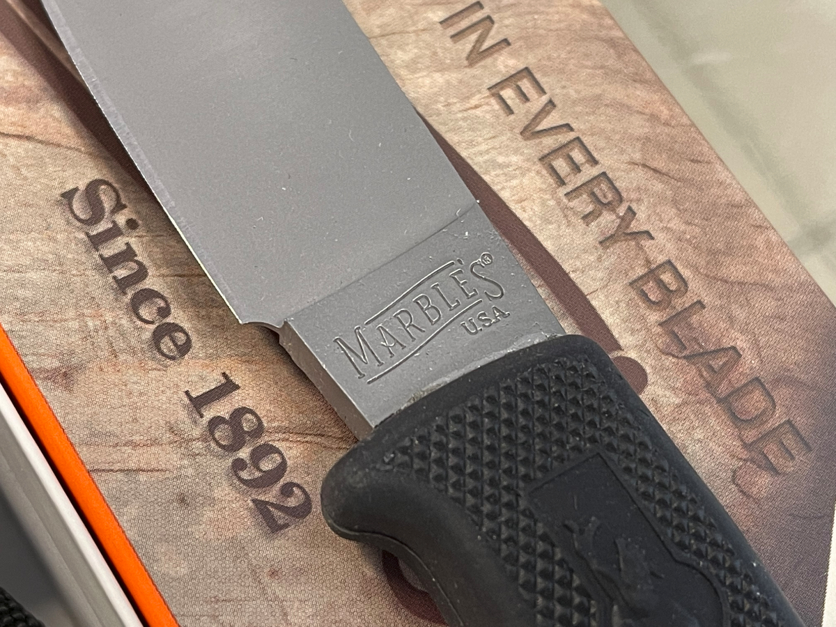 Marble`S Usa Plainsman Fixed Blade Hunting Knife With Sheath Gladstone