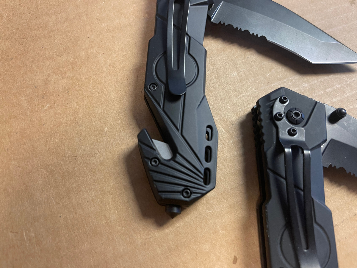 Two Smith & Wesson Tac Ops Multi Purpose Folding Knives New For Sale at