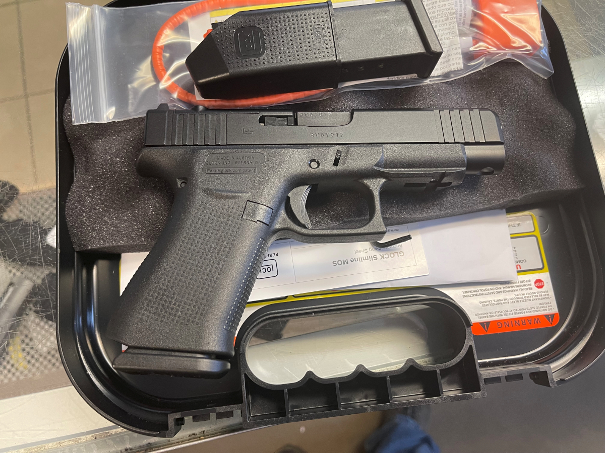 Glock G48 Mos 4.17 Inch 10+1 Black Ndlc Steel W/Front Serrations & Mos ...