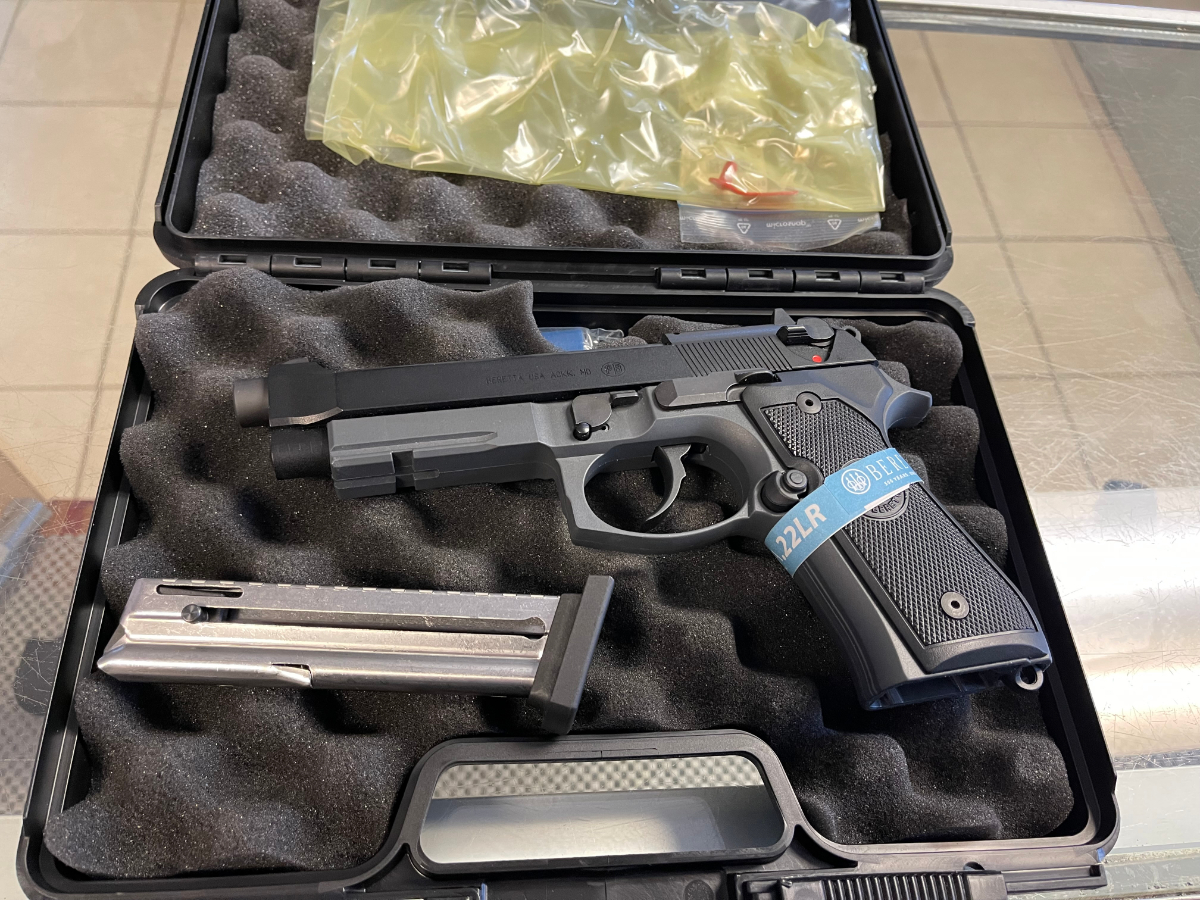 Beretta 92FSR 5.30 Inch Barrel 15+1 Sniper Gray Frame Bruniton Slide ...