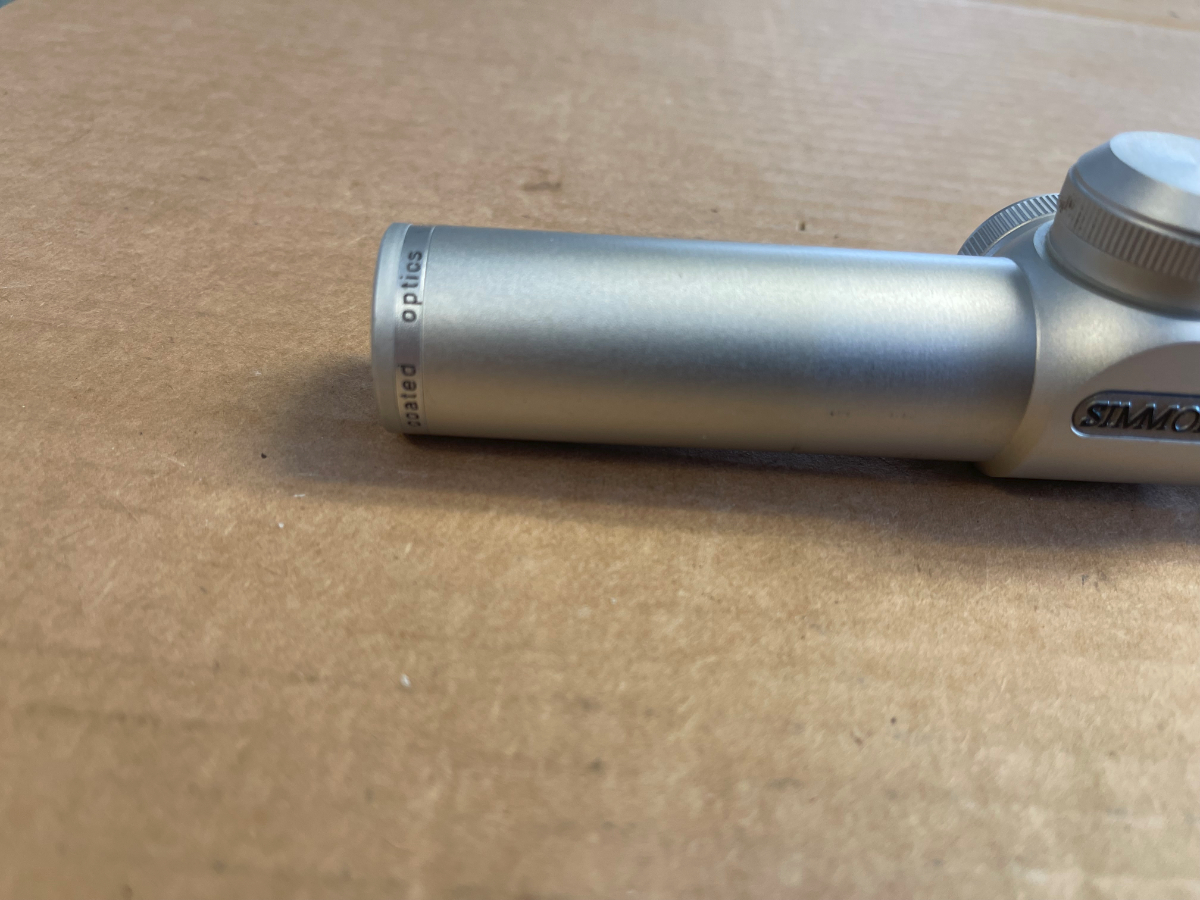 Simmons Pro Hunter 2x20 Silver Pistol Scope In Excellent Condition For