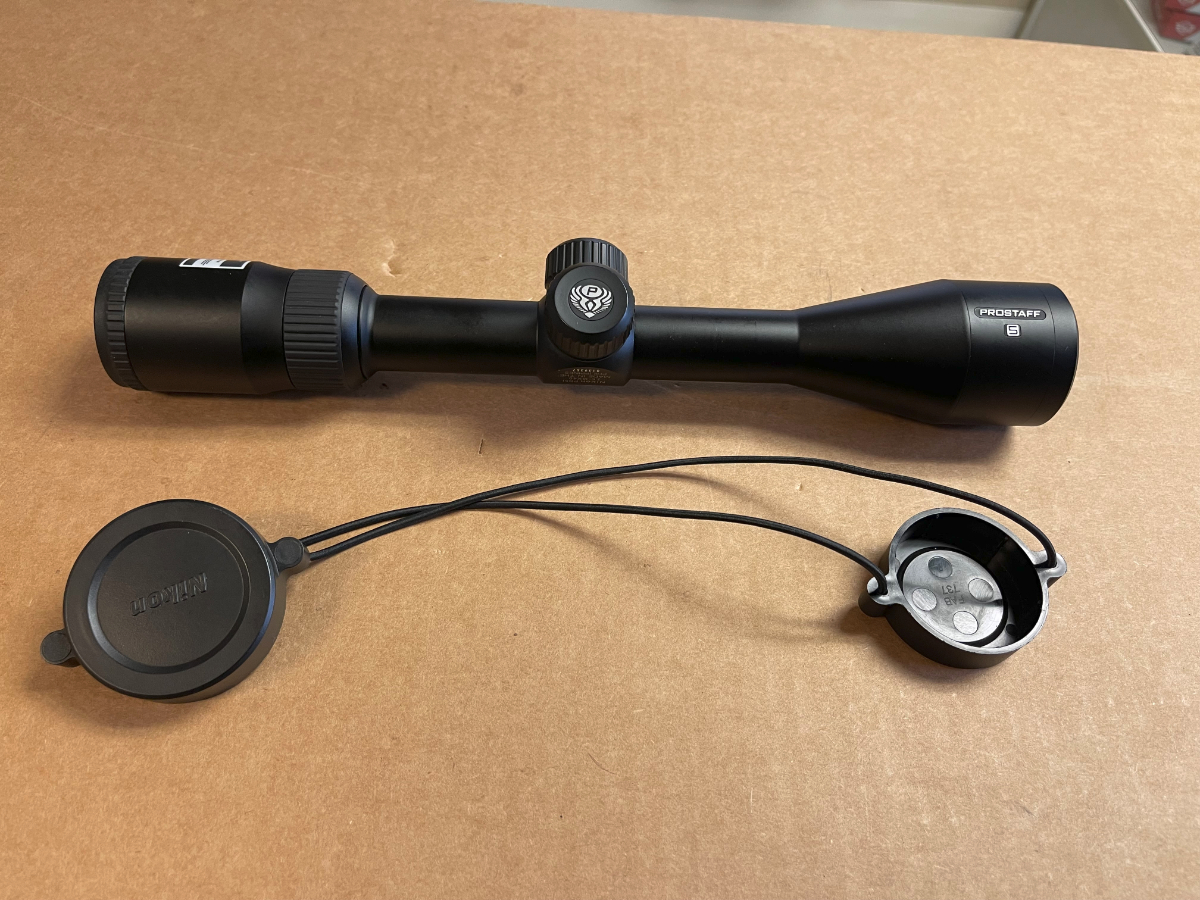 Nikon prostaff 5 bdc 2 5 10x40 rifle scope with lens covers excellent