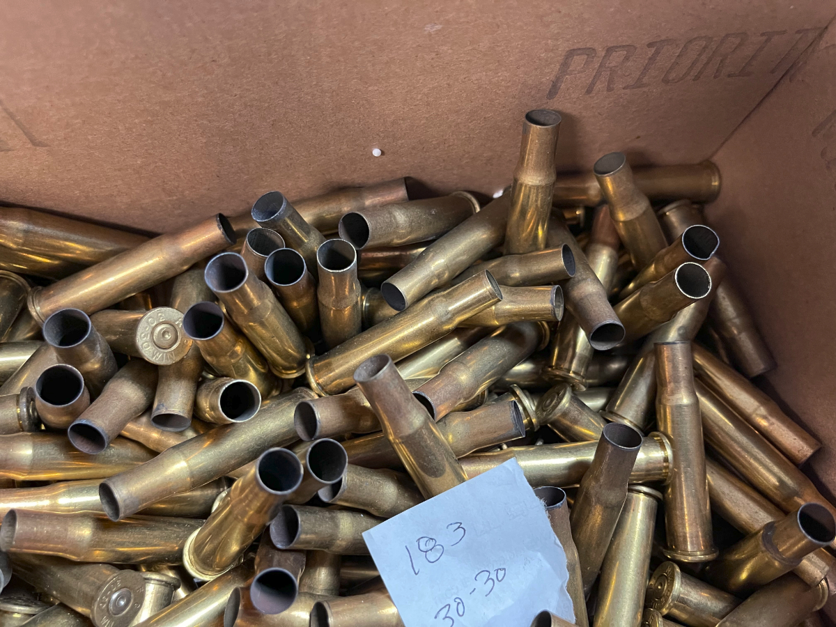 183 Pieces Once Fired 30-30 Winchester Brass .30-30 Winchester For Sale ...