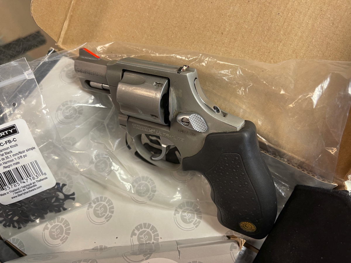 Taurus Model 380 Ultra Lite 5 Shot Revolver 1.75 Inch Barrel Moon Clips