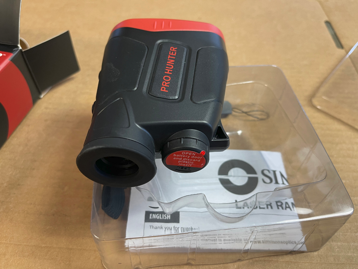 Simmons Prohunter 750 Rangefinder 6x244mm 750 Yard CR2 Battery Gunmetal ...