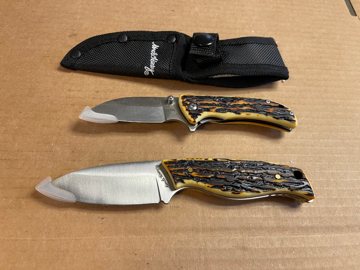 Schrade Fixed Folder Combo With Sheath Legendary Uncle Henry New For