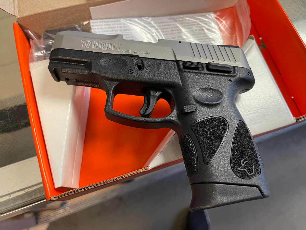 Taurus G2C 3.20 Inch Barrel 12+1 Capacity Black Finish Picatinny Rail